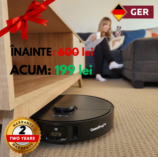 Aspirator Robot Inteligent 3 în 1 CleanPro™ - V800 2025
