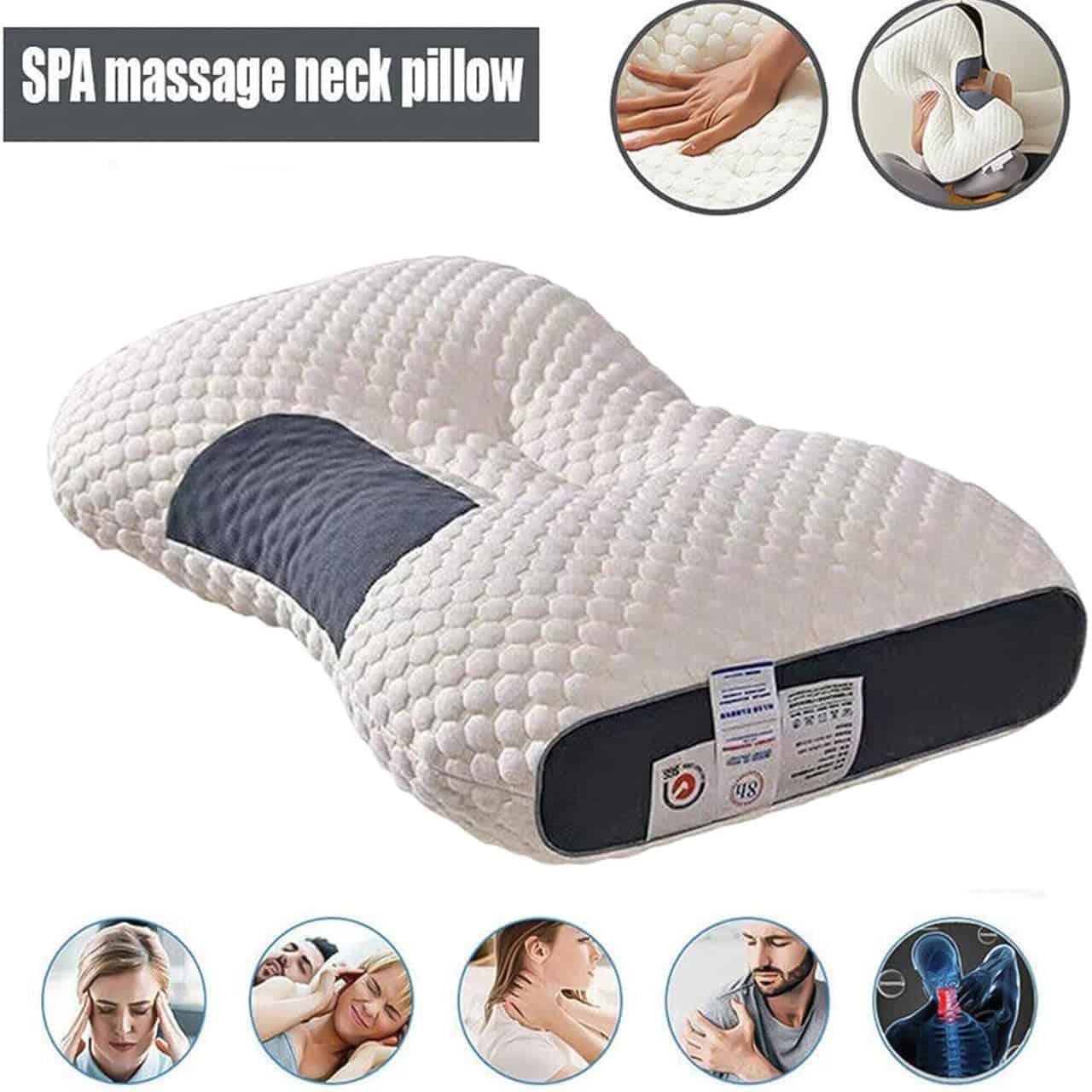 PERNĂ VASCOELASTICĂ ANTI-CĂLDURĂ ȘI ÎMPOTRIVA DURERILOR DE GÂT- ViscoPro™