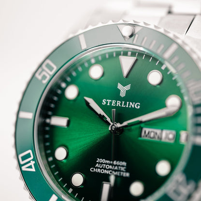 Ceas Elvețian Oruss Sterling Ascend Submarine – Verde Metalizat