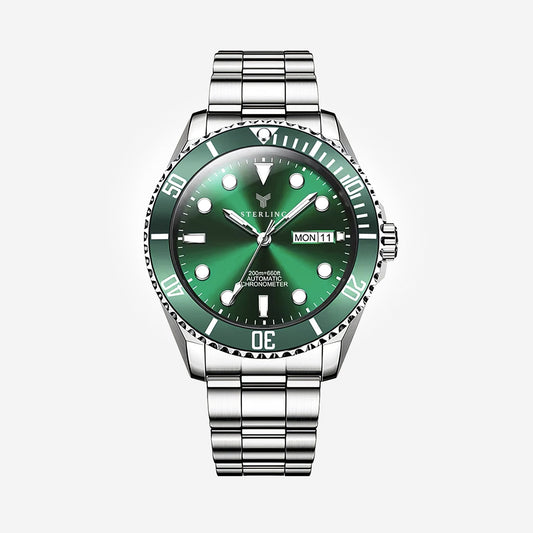 Ceas Elvețian Oruss Sterling Ascend Submarine – Verde Metalizat